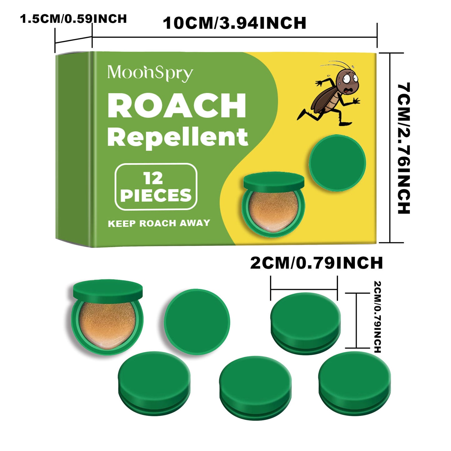🚫 Roach Repellent – Le répulsif 100% efficace contre les cafards