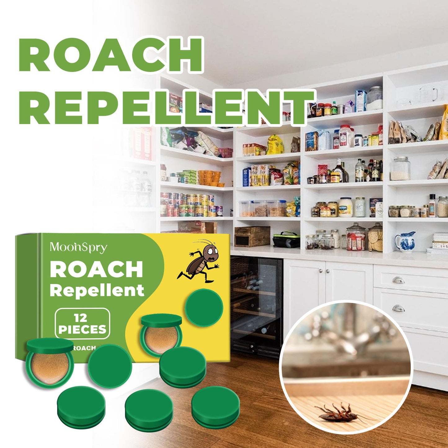 🚫 Roach Repellent – Le répulsif 100% efficace contre les cafards