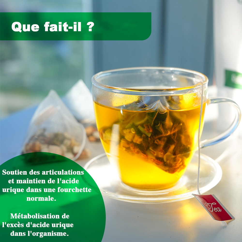 Thé régulateur d'acide urique