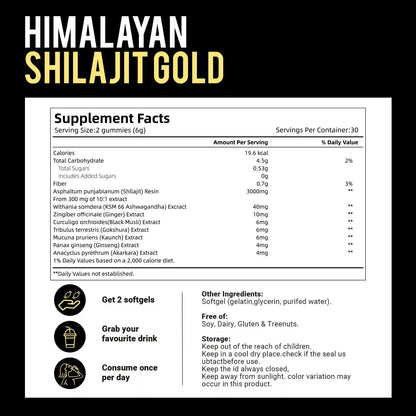 LES BONBONS SHILAJIT DE L'HIMALAYA