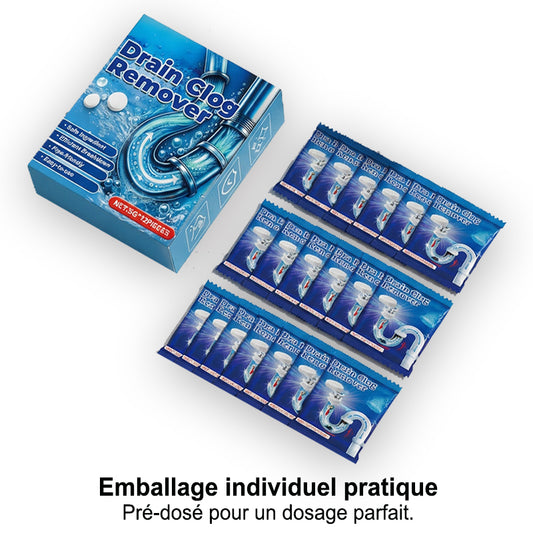 PASTILLES EFFERVESCENTES DRAIN CLEAN